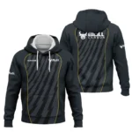Bull Carbon All Over Prints- Personalized  Hoodie QTBLA011125A1BLC-HD