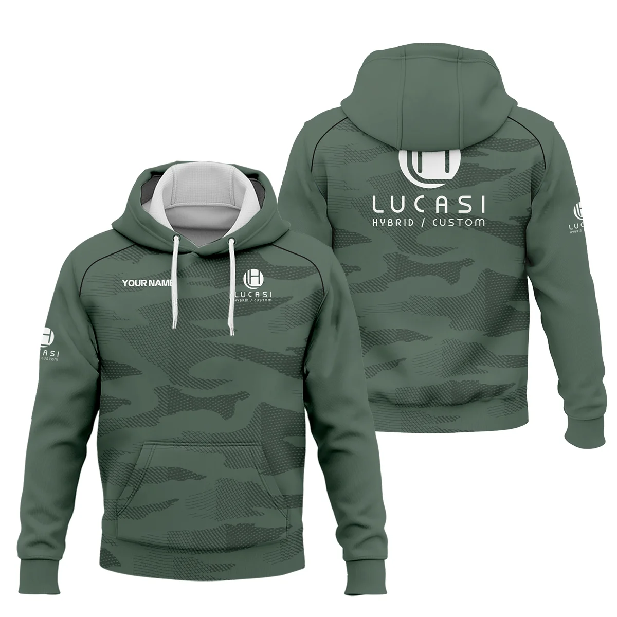 Lucasi All Over Prints- Personalized Hoodie QTBLA041125A1LUC-HD