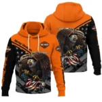Harley-Davidson Motorcycle Inspired Fan Logo Hoodie QTHD010725A2-HD