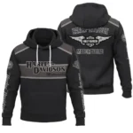 Harley-Davidson Motorcycle Inspired Fan Logo Hoodie QTHD010725A3-HD