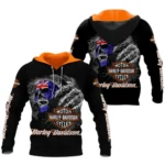 Harley-Davidson Motorcycle Flag of Australia Inspired Fan Logo Hoodie QTHD250725BB3-HD