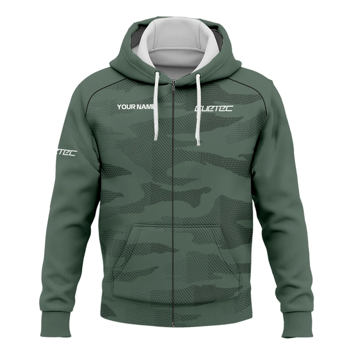 Cuetec All Over Prints- Personalized Zipper Hoodie QTBLA041125A1CTC-ZHD - Image 2