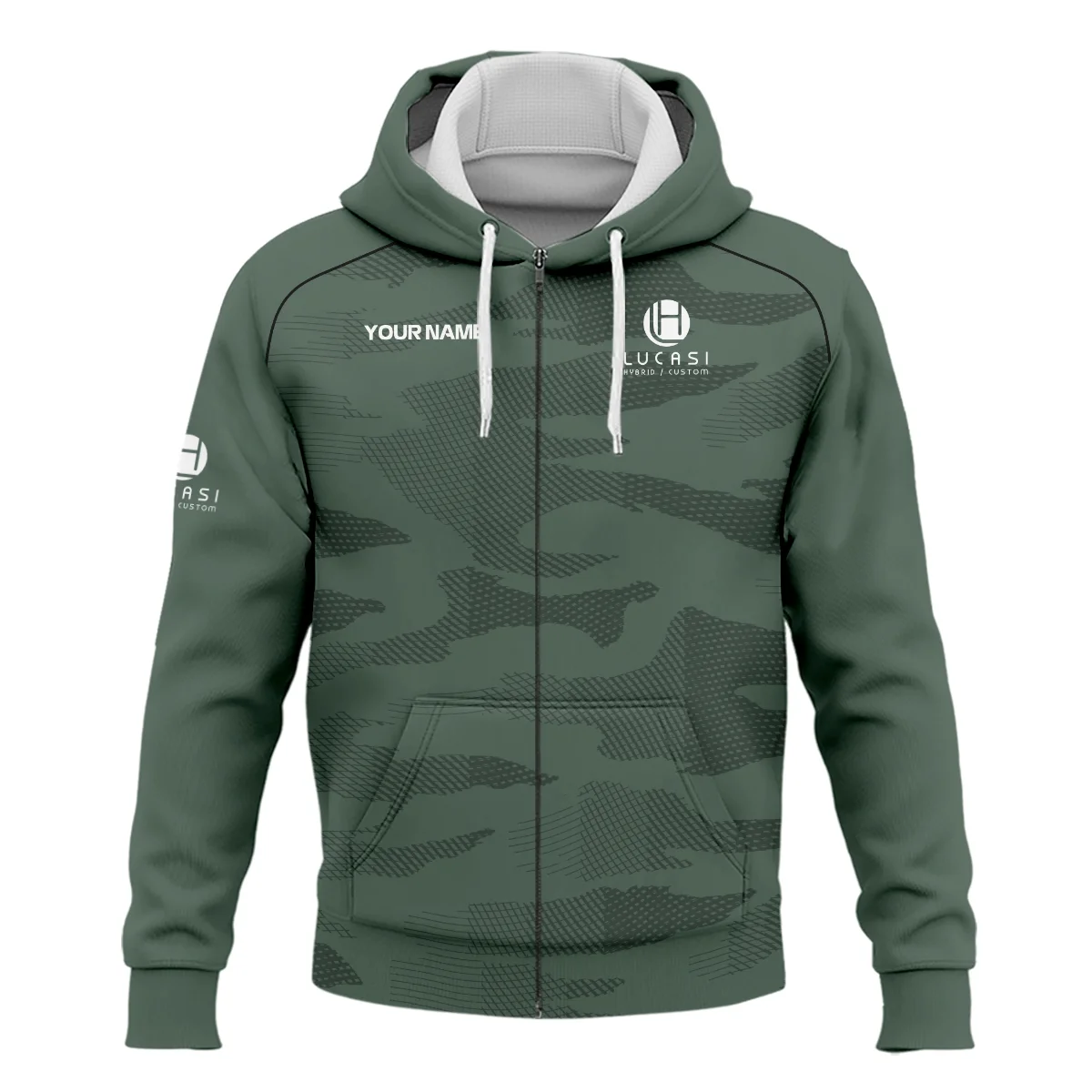 Lucasi All Over Prints- Personalized Zipper Hoodie QTBLA041125A1LUC-ZHD - Image 2