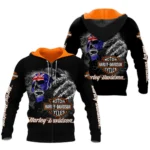 Harley-Davidson Motorcycle Flag of Australia Inspired Fan Logo Zipper Hoodie QTHD250725BB3-ZHD