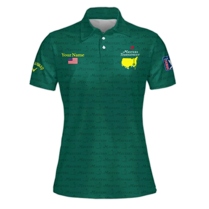 Callaway Masters Tournament Designed for True Fans Women Polo Shirt QTMT081025AA2CLW-PLW