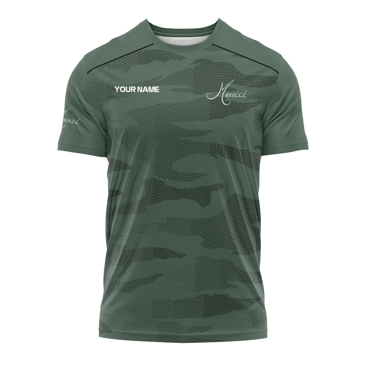 Meucci All Over Prints- Personalized T-Shirt QTBLA041125A1MEC-TS - Image 2