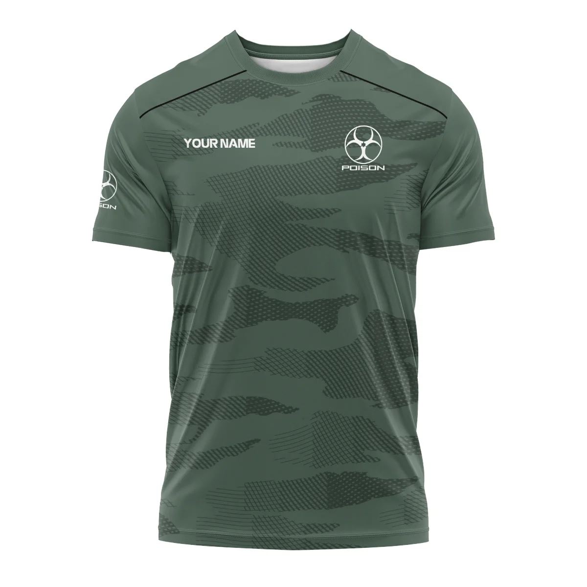 Poison Cues All Over Prints- Personalized T-Shirt QTBLA041125A1PSN-TS - Image 2