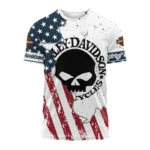 Harley-Davidson Motorcycle Inspired Fan Logo T-shirt QTHD020725A3-TS