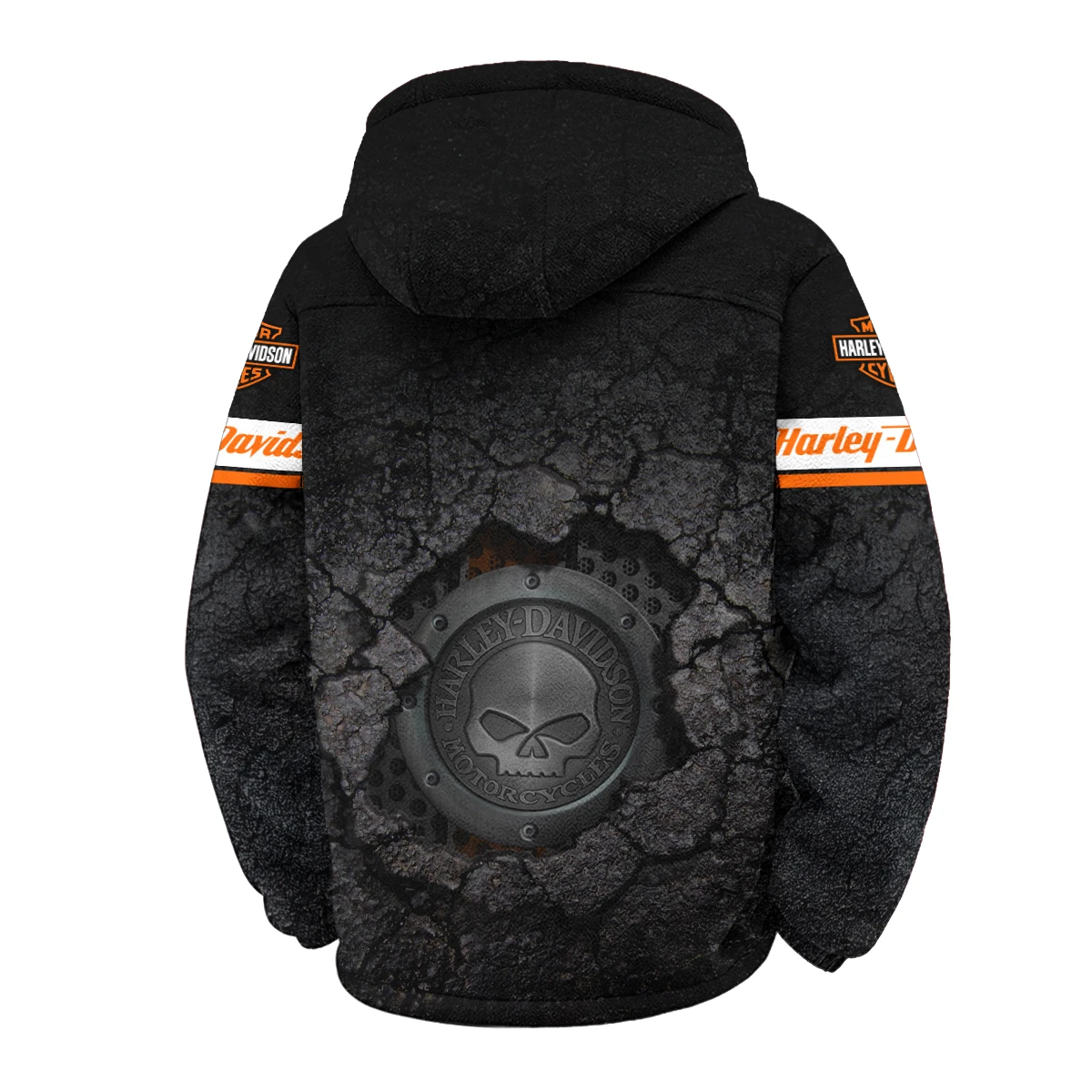 Harley-Davidson Motorcycle Winter Fleece Jacket Gift Fan Love QTHD010725A1-WSFJ - Image 3