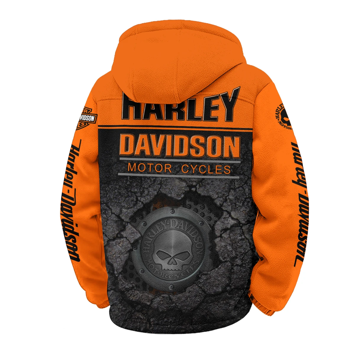 Harley-Davidson Motorcycle Winter Fleece Jacket Gift Fan Love QTHD020725A2-WSFJ - Image 3