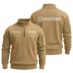 Norton Motorcycles Exclusive Logo Fashion Sweatshirt Half Zipper HOMO220825A01NOR