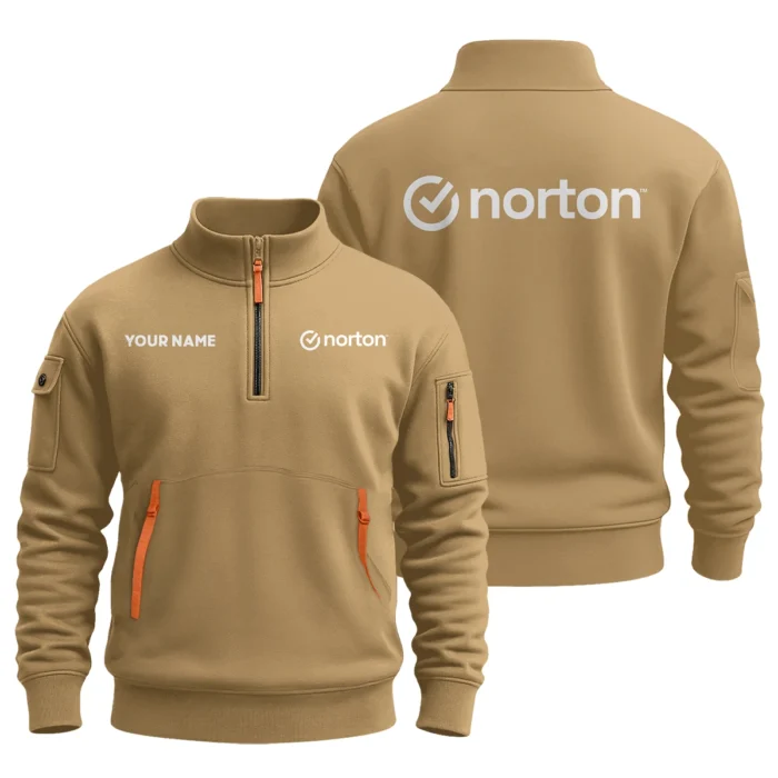 Norton Motorcycles Exclusive Logo Fashion Sweatshirt Half Zipper HOMO220825A01NOR