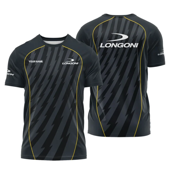 Longoni Cues All Over Prints- Personalized  T-Shirt QTBLA011125A1LON-TS