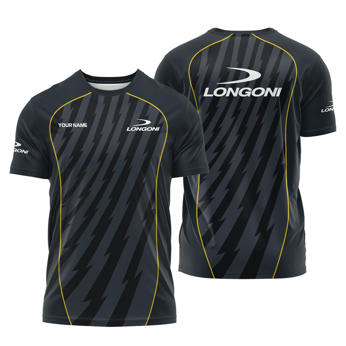 Longoni Cues All Over Prints- Personalized T-Shirt QTBLA011125A1LON-TS