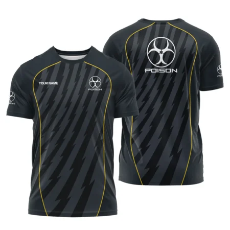 Poison Cues All Over Prints- Personalized  T-Shirt QTBLA011125A1PSN-TS