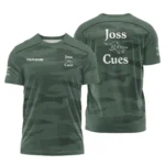 Joss Cues All Over Prints- Personalized  T-Shirt QTBLA041125A1JOS-TS