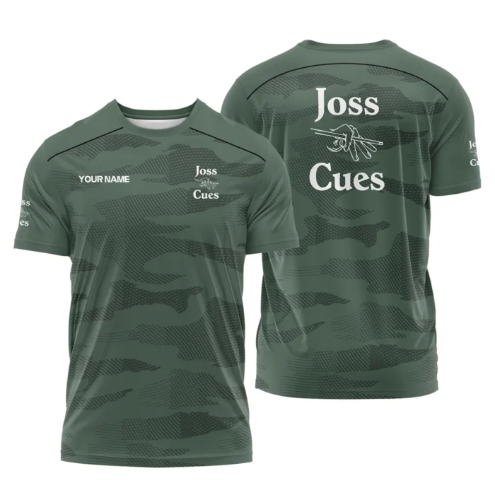 Joss Cues All Over Prints- Personalized  T-Shirt QTBLA041125A1JOS-TS