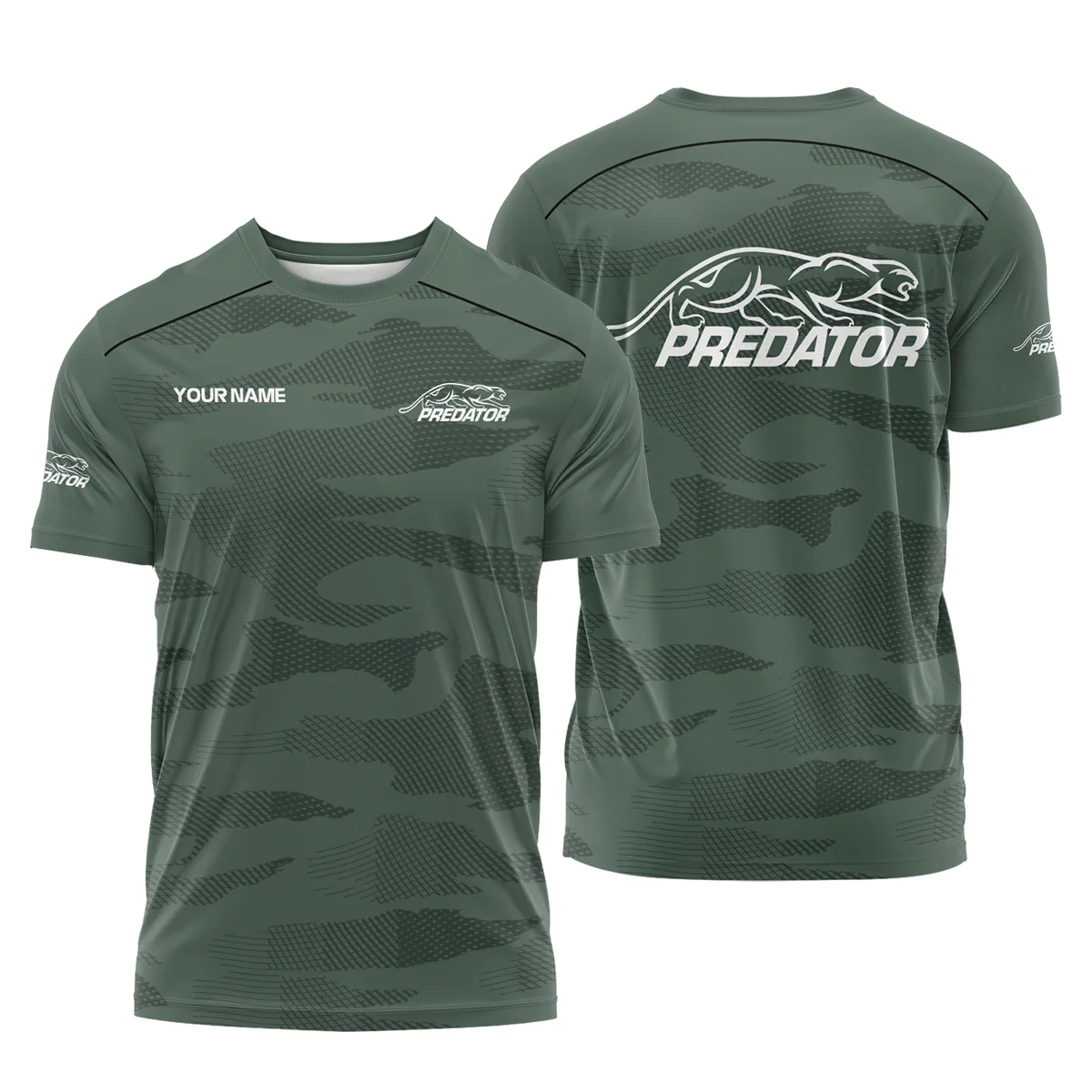 Predator Cues All Over Prints- Personalized T-Shirt QTBLA041125A1PRC-TS