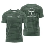 Poison Cues All Over Prints- Personalized  T-Shirt QTBLA041125A1PSN-TS