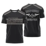 Harley-Davidson Motorcycle Inspired Fan Logo T-shirt QTHD010725A3-TS