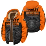 Harley-Davidson Motorcycle Winter Fleece Jacket Gift Fan Love QTHD020725A2-WSFJ