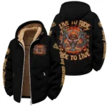 Harley-Davidson Motorcycle Winter Fleece Jacket Gift Fan Love QTHD261225AHD2-WSFJ