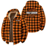 Harley-Davidson Motorcycle Winter Fleece Jacket Gift Fan Love QTHD261225AHD5-WSFJ