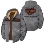 Harley-Davidson Motorcycle Winter Fleece Jacket Gift Fan Love QTHD261225AHD6-WSFJ