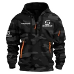 GasGas Inspired Fan Logo Hoodie Half Zipper QTMO150825A3GAS