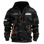 KTM Inspired Fan Logo Hoodie Half Zipper QTMO150825A3KTM