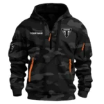 Triumph Inspired Fan Logo Hoodie Half Zipper QTMO150825A3TRI
