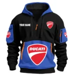 Ducati Exclusive Logo Hoodie Half Zipper HOMOT090625A01DUCHDF