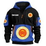 Royal Enfield Exclusive Logo Hoodie Half Zipper HOMOT090625A01ROYHDF