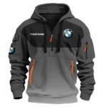 BMW Motorrad Inspired Fan Logo Hoodie Half Zipper QTMO150825A4BMW