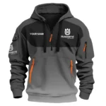 Husqvarna Motorcycles Inspired Fan Logo Hoodie Half Zipper QTMO150825A4HUS