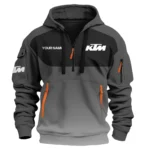 KTM Inspired Fan Logo Hoodie Half Zipper QTMO150825A4KTM
