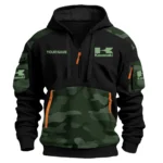 Kawasaki Motorcycles  Inspired Fan Logo Hoodie Half Zipper QTMT160525A2KAW