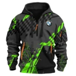 BMW Motorrad Motorcycles Exclusive Logo Hoodie Half Zipper HOMO190725A01BMW-HDF