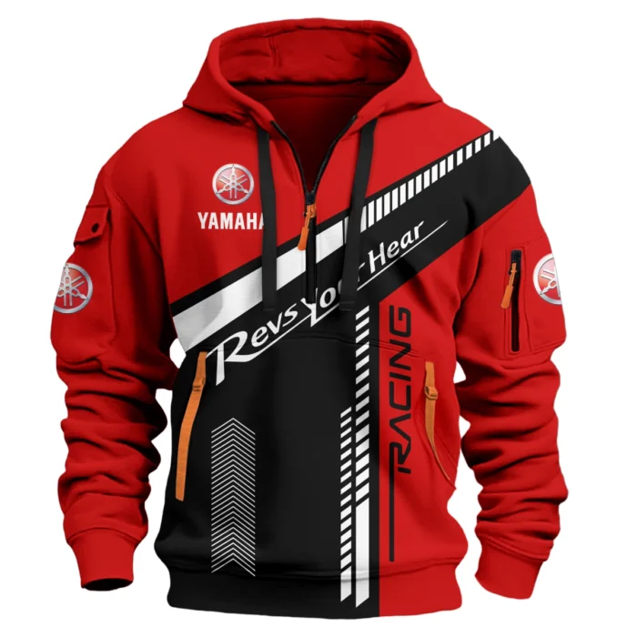 Yamaha Motorcycles Exclusive Logo Hoodie Half Zipper HOMOT050825A01YAM-HDF