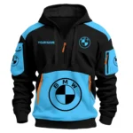 BMW Motorrad Motorcycles  Inspired Fan Logo Hoodie Half Zipper QTMT160525A3BMW