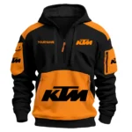 KTM Motorcycles  Inspired Fan Logo Hoodie Half Zipper QTMT160525A3KTM
