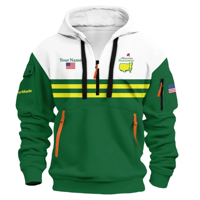 TaylorMade Masters Tournament Designed for True Fans Hoodie Half Zipper QTMT081025AA1TM-HDF