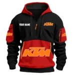 KTM Exclusive Logo Hoodie Half Zipper HOMOT090625A01KTMHDF
