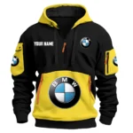 BMW Motorrad Exclusive Logo Hoodie Half Zipper HOMOT090625A01BMWHDF