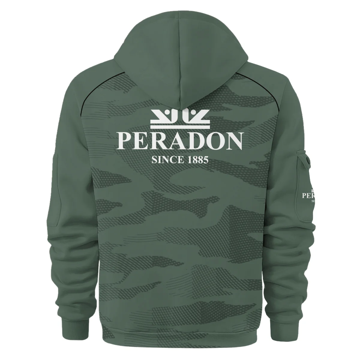 Peradon All Over Prints- Personalized Hoodie Half Zipper QTBLA041125A1PRD-HDF - Image 3