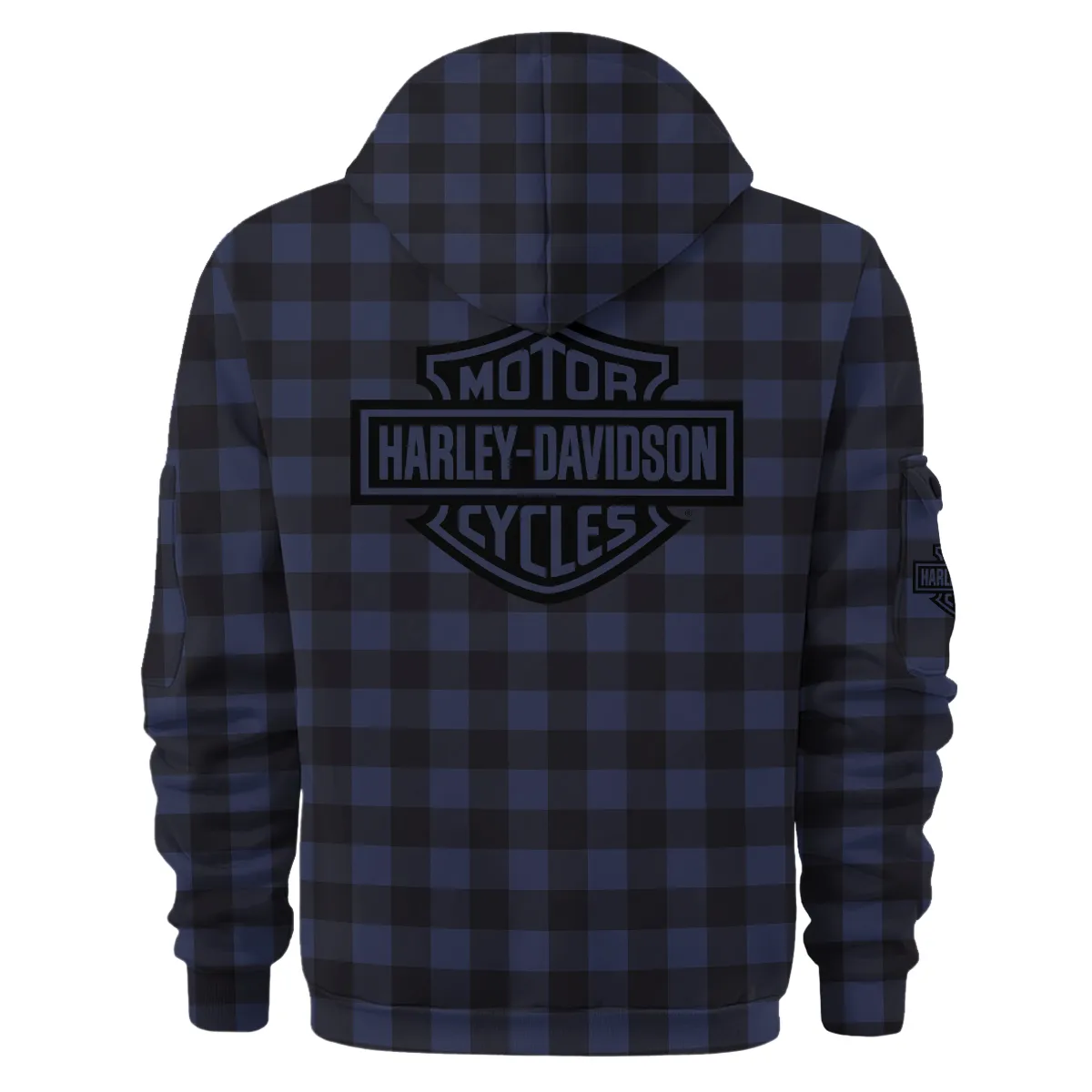 Harley-Davidson Motorcycle Hoodie Half Zipper Gift Fan Love QTHD261225AHD3-HDF - Image 3
