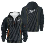 Dufferin Cues All Over Prints- Personalized  Hoodie Half Zipper QTBLA011125A1DFN-HDF