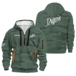 Dufferin Cues All Over Prints- Personalized  Hoodie Half Zipper QTBLA041125A1DFN-HDF