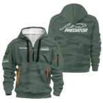 Predator Cues All Over Prints- Personalized  Hoodie Half Zipper QTBLA041125A1PRC-HDF