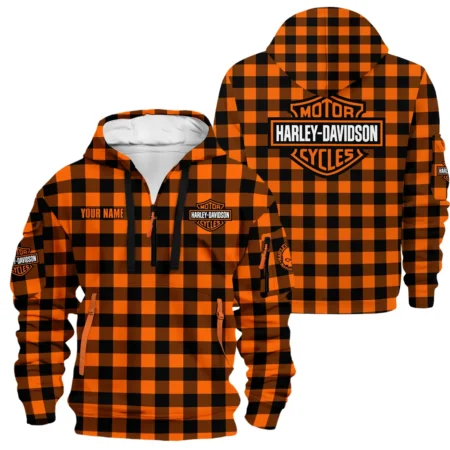 Harley-Davidson Motorcycle Hoodie Half Zipper Gift Fan Love QTHD261225AHD5-HDF